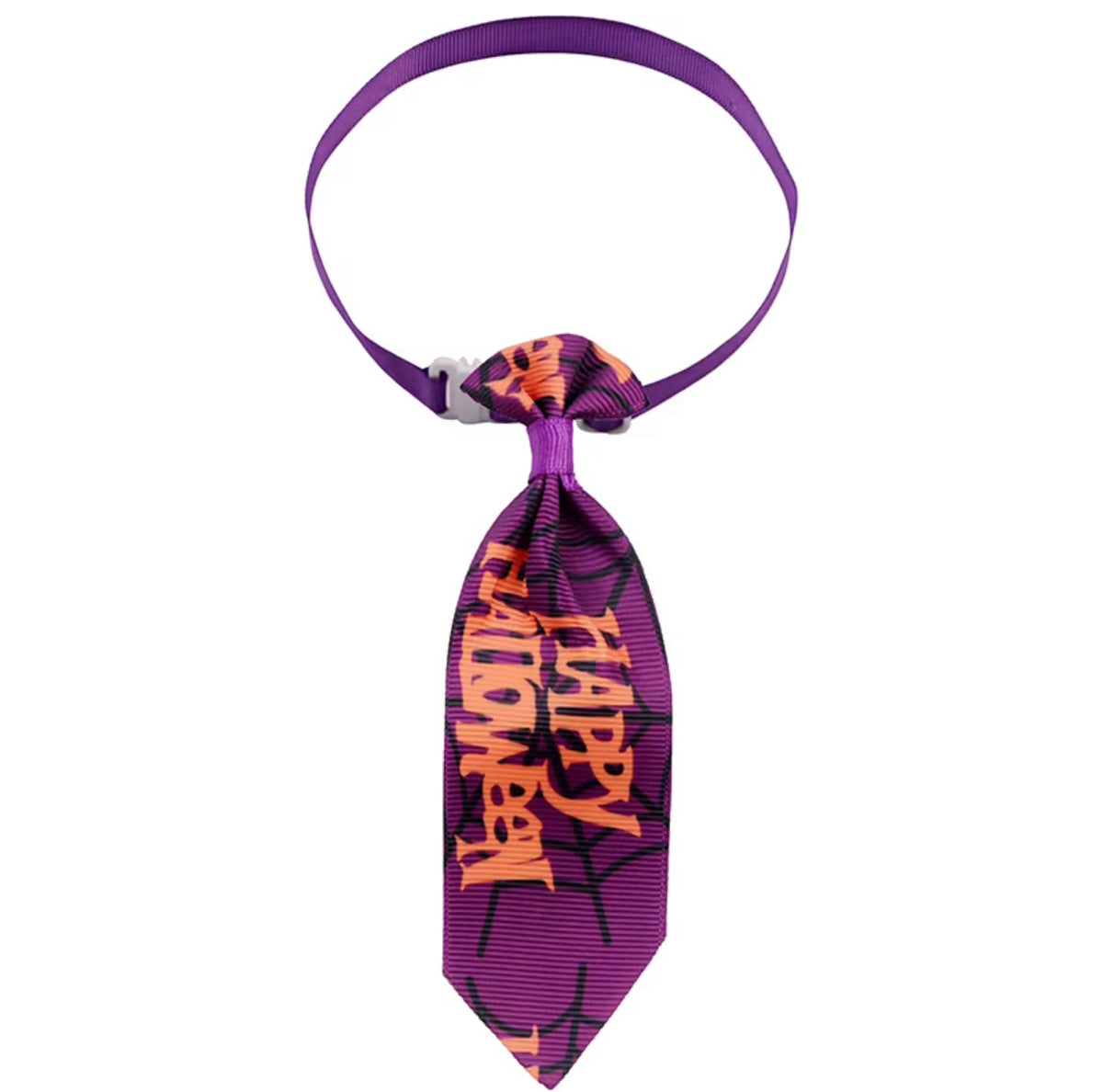 Halloween Ghost Print Dog Bow Tie Adjustable Neck